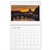 Rome bij nacht kalender (Jan 2026)