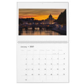 Rome bij nacht kalender (Jan 2027)