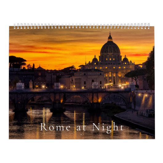 Rome bij nacht kalender (Hoes)