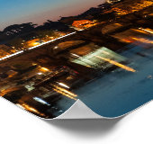 Rome bij nacht poster, St. Peter en Vaticaanstad Poster (Hoek)