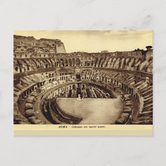 Rome, binnen het Colosseum Briefkaart (Voorkant)