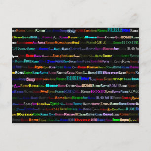 Rome Black Briefkaart H