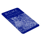 Rome Blauwdruk Stadkaart Magneet (Rechterzijde)