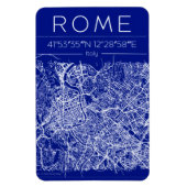 Rome Blueprint City Map Magnet Magneet (Verticaal)