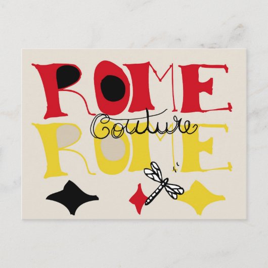 Rome Briefkaart (Voorkant)