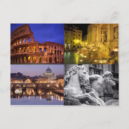 rome briefkaart (Voorkant)