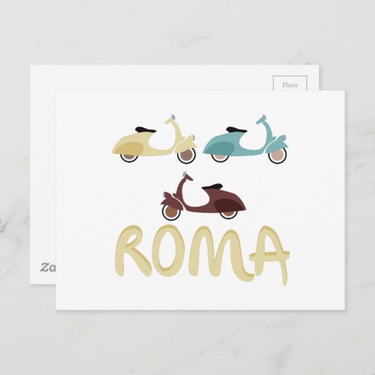 Rome Briefkaart (Voorkant / Achterkant)