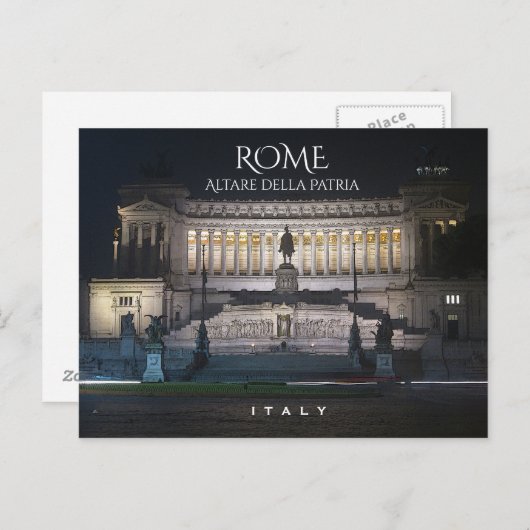 Rome Briefkaart (Voorkant / Achterkant)