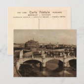 ROME bruggen 1920 replica Briefkaart (Voorkant / Achterkant)