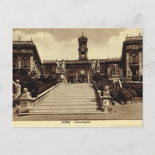 Rome, Campodoglio Briefkaart (Voorkant)