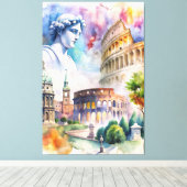 Rome Canvas Afdruk (Insitu (Houten vloer))