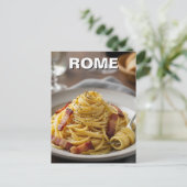 Rome Carbonara Italië Reizen Briefkaart (Staand voorkant)