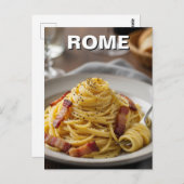 Rome Carbonara Italië Reizen Briefkaart (Voorkant / Achterkant)