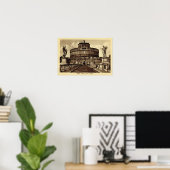 Rome, Castel Santa Angelo Poster (Thuiskantoor)