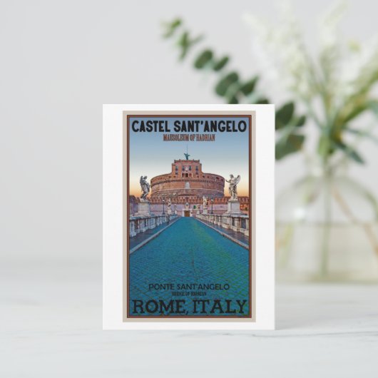 Rome - Castel Sant'Angelo Briefkaart (Staand voorkant)