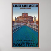Rome - Castel Sant'Angelo Poster (Voorkant)