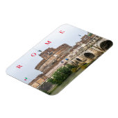 Rome Castel Sant'Angelo uitzicht koelkastmagneet Magneet (Linkerzijde)