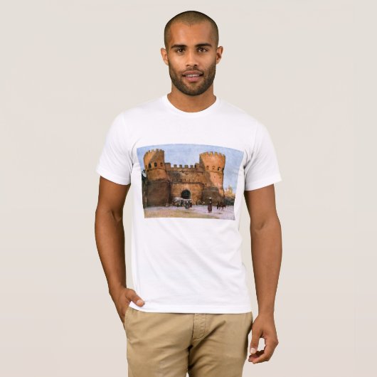 Rome Castle Mannen T-Shirt (Voorkant volledig)
