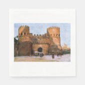 Rome Castle Paper Napkins Servet (Voorkant)