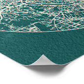 Rome City Map Poster – Modern Urban Wall Art (Hoek)