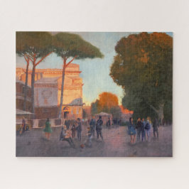 Rome CityScape Impressionist Schilder Uitdaging Legpuzzel