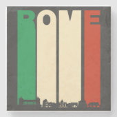  Rome Cityscape Stenen Onderzetter (Voorkant)