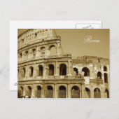 Rome Coliseum dicht Briefkaart (Voorkant / Achterkant)