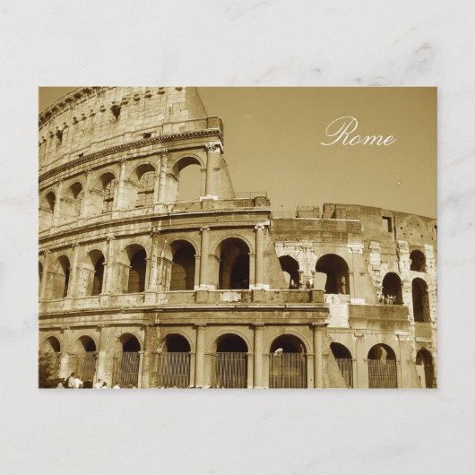 Rome Coliseum dicht Briefkaart (Voorkant)