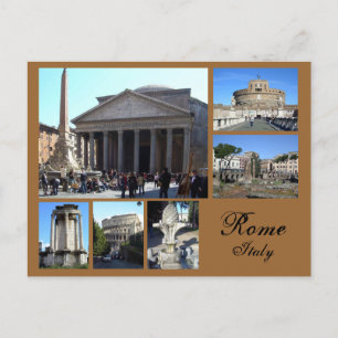 Rome Collage Briefkaart