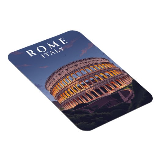  Rome Colosseum Art Souvenir Italiaans Magneet (Rechterzijde)
