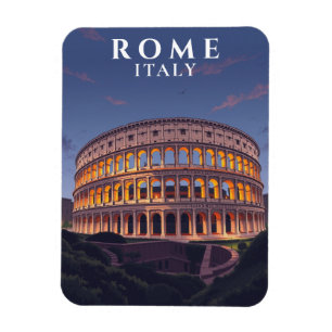 Rome Colosseum Art Souvenir Italiaans Magneet