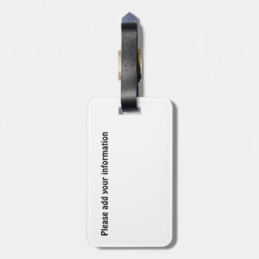 Rome Colosseum  Bagagelabel (Achterkant verticaal)