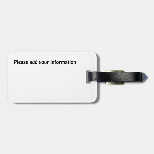 Rome Colosseum  Bagagelabel (Achterkant horizontaal)