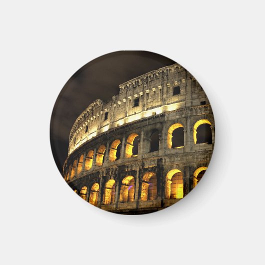 Rome - Colosseum bij nachtmagneet Magneet (Voorkant)