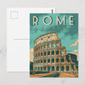 Rome Colosseum Briefkaart (Voorkant / Achterkant)