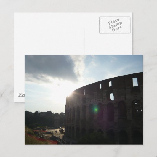 Rome Colosseum Briefkaart (Voorkant / Achterkant)