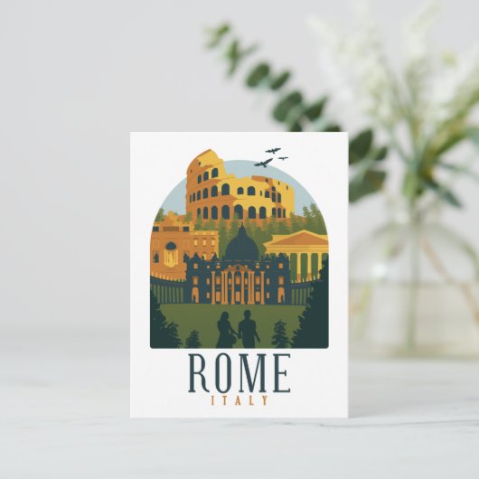Rome Colosseum  Briefkaart (Staand voorkant)