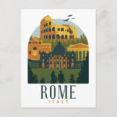 Rome Colosseum  Briefkaart (Voorkant)