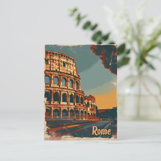 Rome Colosseum  Briefkaart (Staand voorkant)