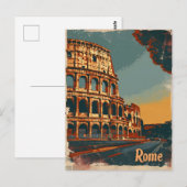 Rome Colosseum Briefkaart (Voorkant / Achterkant)