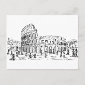 rome colosseum briefkaart (Voorkant)