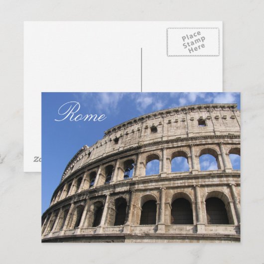 Rome, Colosseum Briefkaart (Voorkant / Achterkant)