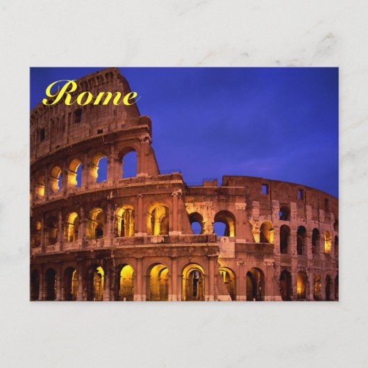 rome colosseum briefkaart (Voorkant)