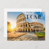 Rome Colosseum Briefkaart (Voorkant / Achterkant)