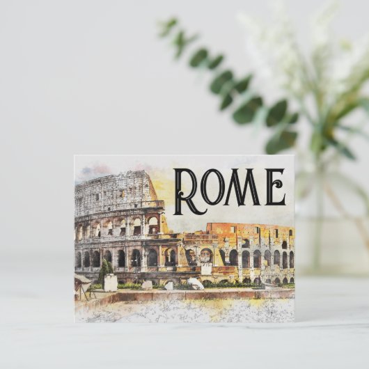 Rome Colosseum Briefkaart (Staand voorkant)