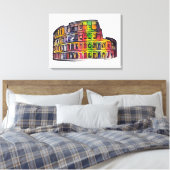 Rome Colosseum Canvas Afdruk (Insitu (Slaapkamer))