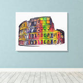 Rome Colosseum Canvas Afdruk (Insitu (Houten vloer))