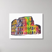 Rome Colosseum Canvas Afdruk (Voorkant)
