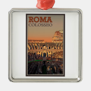 Rome - Colosseum en de maan Metalen Ornament