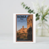 Rome - Colosseum en tempel van Venus Briefkaart (Staand voorkant)